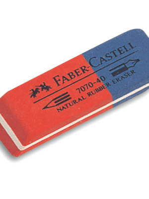 ΓΟΜΑ ΚΟΚΚΙΝΗ ΜΠΛΕ FABER CASTELL