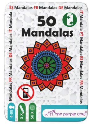 Purple Cow Επιτραπέζιο 50 Καρτών Mandalas