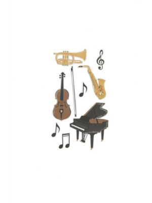 ΑΥΤΟΚΟΛΛΗΤΑ 3D ΚΛΑΣΙΚΗ ΜΟΥΣΙΚΗ