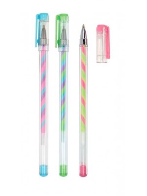 Στυλό GEL ΠΟΛΥΧΡΩΜΑ RAINBOW ΣΕΤ 3 τεμ. Moses