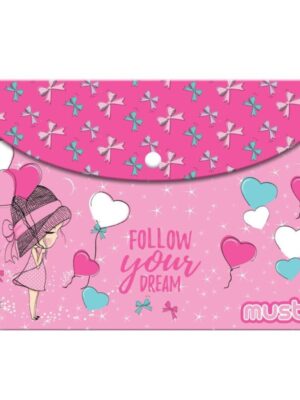 ΦΑΚΕΛΟΣ ΚΟΥΜΠΙ Α4 MUST ΚΟΡΙΤΣΙ ΜΕ ΜΠΑΛΟΝΙΑ