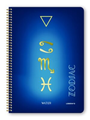 Zodiac τετράδιο σπιράλ Wirelock A4/21Χ29 2Θ 60Φ