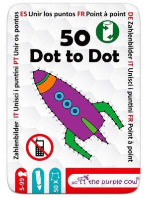 Purple Cow Επιτραπέζιο 50 Καρτών Ένωσε τις τελείες