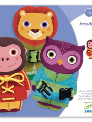 Djeco Eκπαιδπαιχνίδι Μαθαίνω να ανοίγω και κλείνω ρουχαλάκια