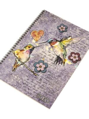 ΤΕΤΡΑΔΙΟ SPIRAL PRINT Β5 2Θ POLO