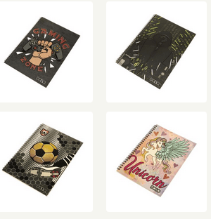 ΤΕΤΡΑΔΙΟ SPIRAL PRINT Α4 2Θ POLO