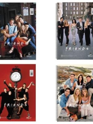 Τετράδιο Σπιράλ A4 Friends 2 θεμ