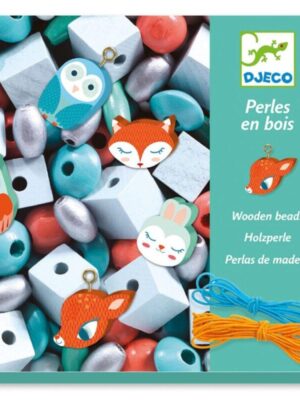 Djeco Κατασκευές Ξύλινων Κοσμημάτων Ζωάκια