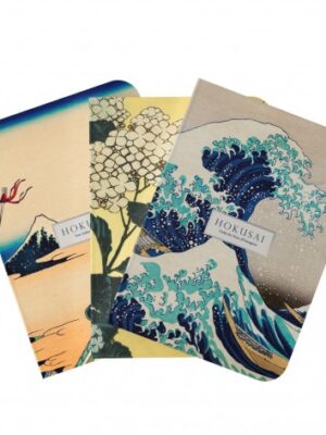 Σετ 3 Τετραδίων Α6 JAPANESE ART Hokusai by Kokonote