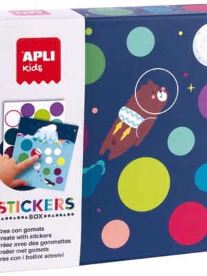 Παιδικό παιχνίδι με αυτοκόλλητα Apli Πτήση στο φεγγάρι