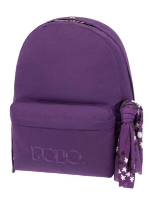 ΣΑΚΙΔΙΟ POLO ORIGINAL SCARF ΜΩΒ ΕΝΤΟΝΟ