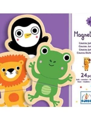 Djeco Ξύλινα μαγνητάκια Ζώακια ζούγκλας