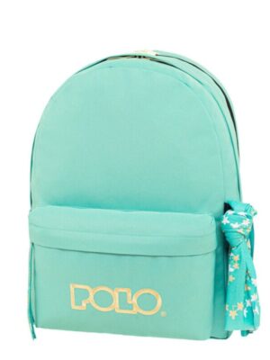 Polo Σακίδιο Πλάτης Original Double Scarf 5872 Πετρόλ Αν Κίτρινο