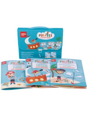 Apli Βαλιτσάκι με 3 Βιβλία Δραστηριοτήτων Πειρατές