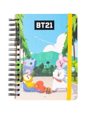 Σημειωματάριο Σπιράλ 14x20 με τελείες BT21