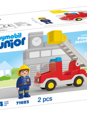 71683 PLAYMOBIL JUNIOR ΠΥΡΟΣΒΕΣΤΗΣ ΜΕ ΚΛΙΜΑΚΟΦΟΡΟ ΟΧΗΜΑ
