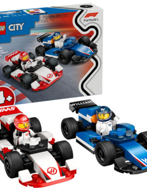 60464 LEGO City Αγωνιστικά Αυτοκίνητα F1 Williams Racing & Haas