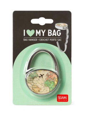 Γάντζος τσάντας I love my Bag  Travel  Legami