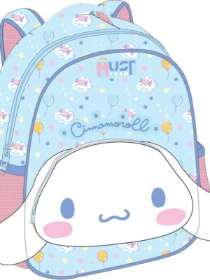 ΤΣΑΝΤΑ ΝΗΠΙΑΓΩΓΕΙΟΥ 2ΘΗΚΕΣ CINNAMOROLL EARS ΓΑΛΑΖΙΟ