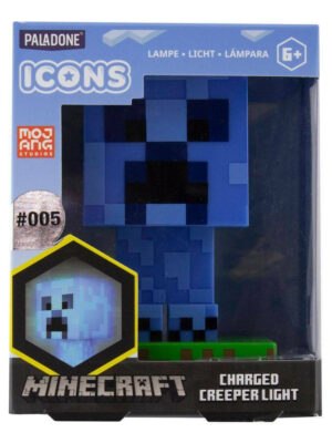Paladone Παιδικό Διακοσμητικό Φωτιστικό Minecraft Creeper Μπλε