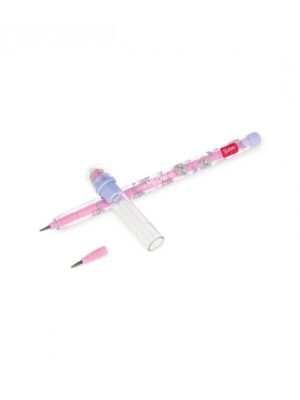 ΜΟΛΥΒΙ ΜΕ 11 ΜΥΤΕΣ KAI ΓΟΜΑ LEGAMI STACKABLE PENCIL WITH ERASER - TAKE A TIP KITTY