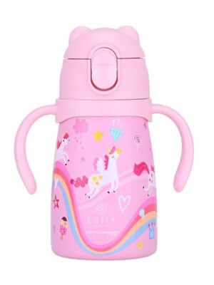 Παγούρι - Θερμός 300ml Με Καλαμάκι Estia Save The Aegean Rainbow Dreams