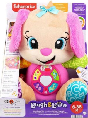 Fisher Price Ζωάκι Παίζω κ Μαθαίνω από Ύφασμα με Μουσική και Ήχους