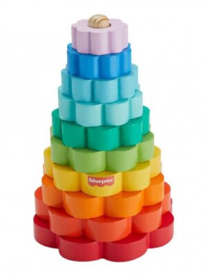 Fisher Price Ξύλινη Πυραμίδα Κρίκων