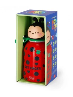 ΜΠΟΥΚΑΛΙ  ΘΕΡΜΟΣ ΑΠΟ ΑΝΟΞΕΙΔΩΤΟ ΑΤΣΑΛΙ LEGAMI HOT COLD  310ml LADY BUG ΠΑΣΧΛΑΛΙΤΣΑ