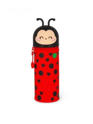 ΚΑΣΕΤΙΝΑ  ΜΟΛΥΒΟΘΗΚΗ LEGAMI SOFT SILICON PENCIL CASE 2 IN 1 KAWAII  LADY BUG  ΠΑΣΧΑΛΙΤΣΑ