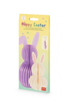 Σετ αναδιπλούμενα χάρτινα λαγουδάκια Legami 2 τμχ