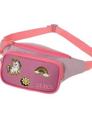 Polo Παιδικό Τσαντάκι Μέσης Μπανάνα Kiddo II Λιλά