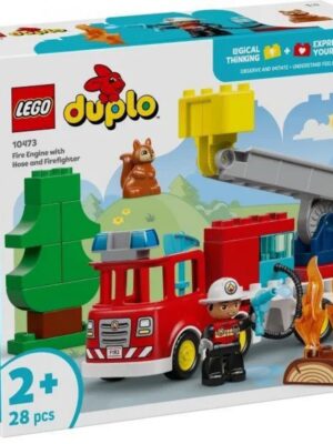 LEGO 10473 DUPLO TOWN ΠΥΡΟΣΒΕΣΤΙΚΟ ΌΧΗΜΑ ΜΕ ΜΑΝΙΚΑ ΚΑΙ ΠΥΡΟΣΒΕΣΤΗ
