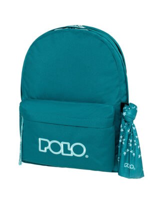 Polo Τσάντα Πλάτης Original Double Scarf Πετρόλ / Γαλάζιο