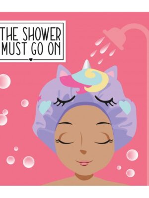 ΣΚΟΥΦΑΚΙ ΜΠΑΝΙΟΥ LEGAMI SHOWER CAP  THE SHOWER MUST GO ON  UNICORN ΜΟΝΟΚΕΡΟΣ