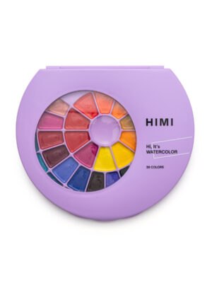 HIMI Semi-Moist Watercolour Σετ 38 Χρωμάτων με Πινέλο