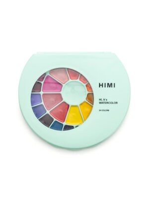 HIMI Semi-Moist Watercolour Σετ 24 Χρωμάτων με Πινέλο