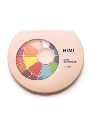 HIMI Solid Watercolour Σετ 24 Χρωμάτων με Πινέλο